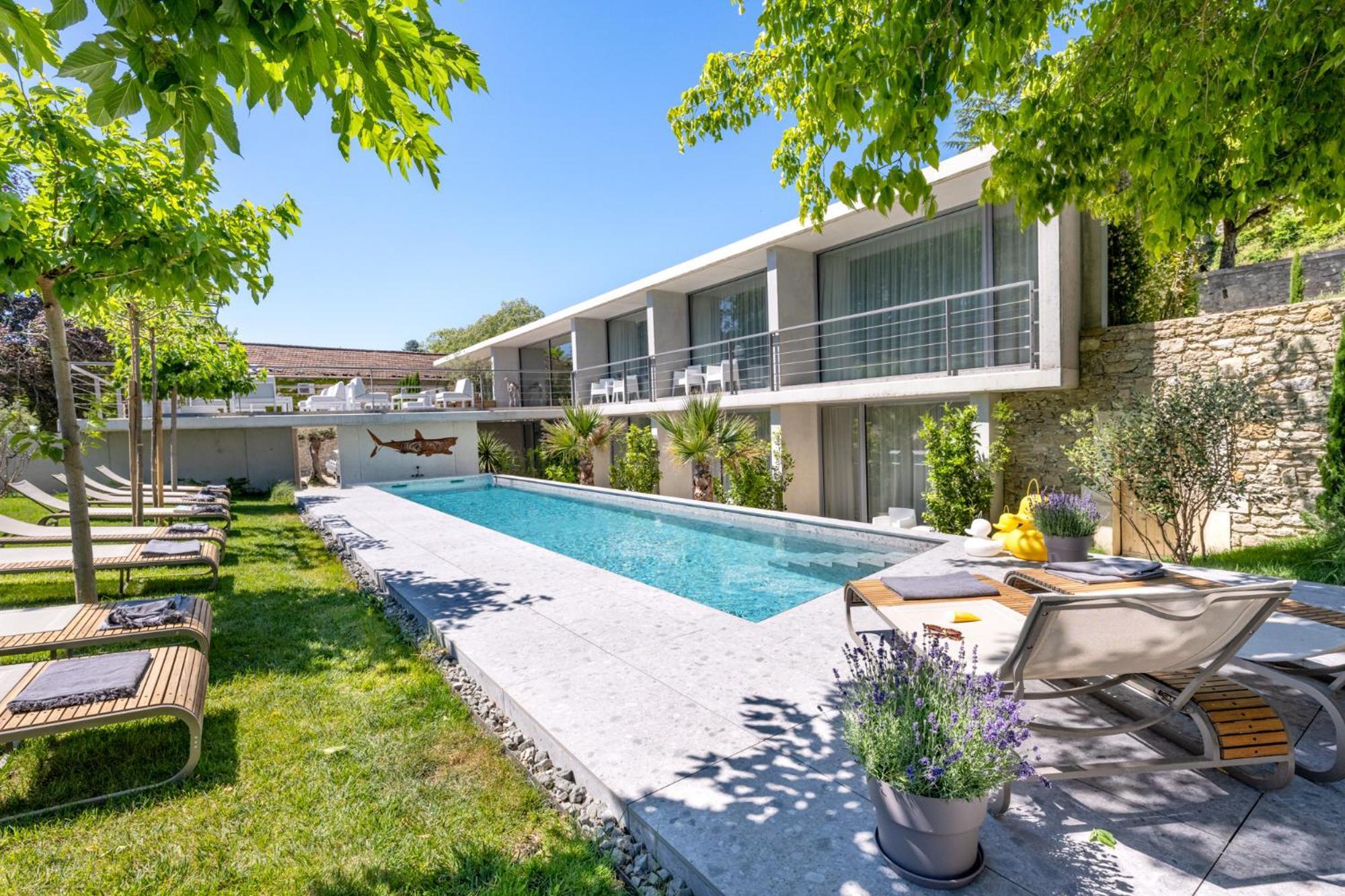 Le Pavillon M, Chambres D'Hotes De Luxe Avec Piscine & Spa Grignan Esterno foto