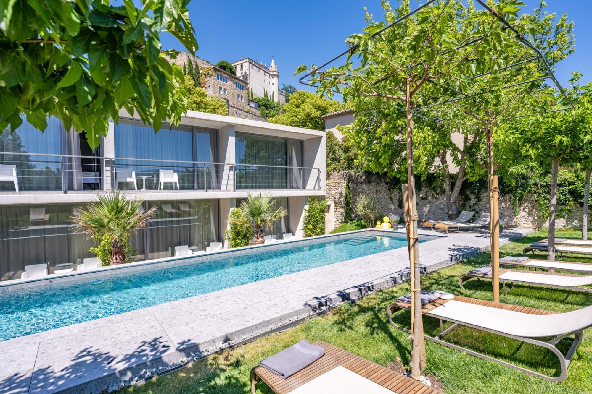 Le Pavillon M, Chambres D'Hotes De Luxe Avec Piscine & Spa Grignan Esterno foto